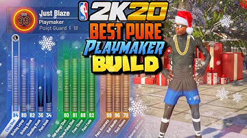 THE BEST PURE PLAYMAKER BUILD IN NBA 2K20 • THIS BUILD IS UNSTOPPABLE IN THE PARK! 🔥