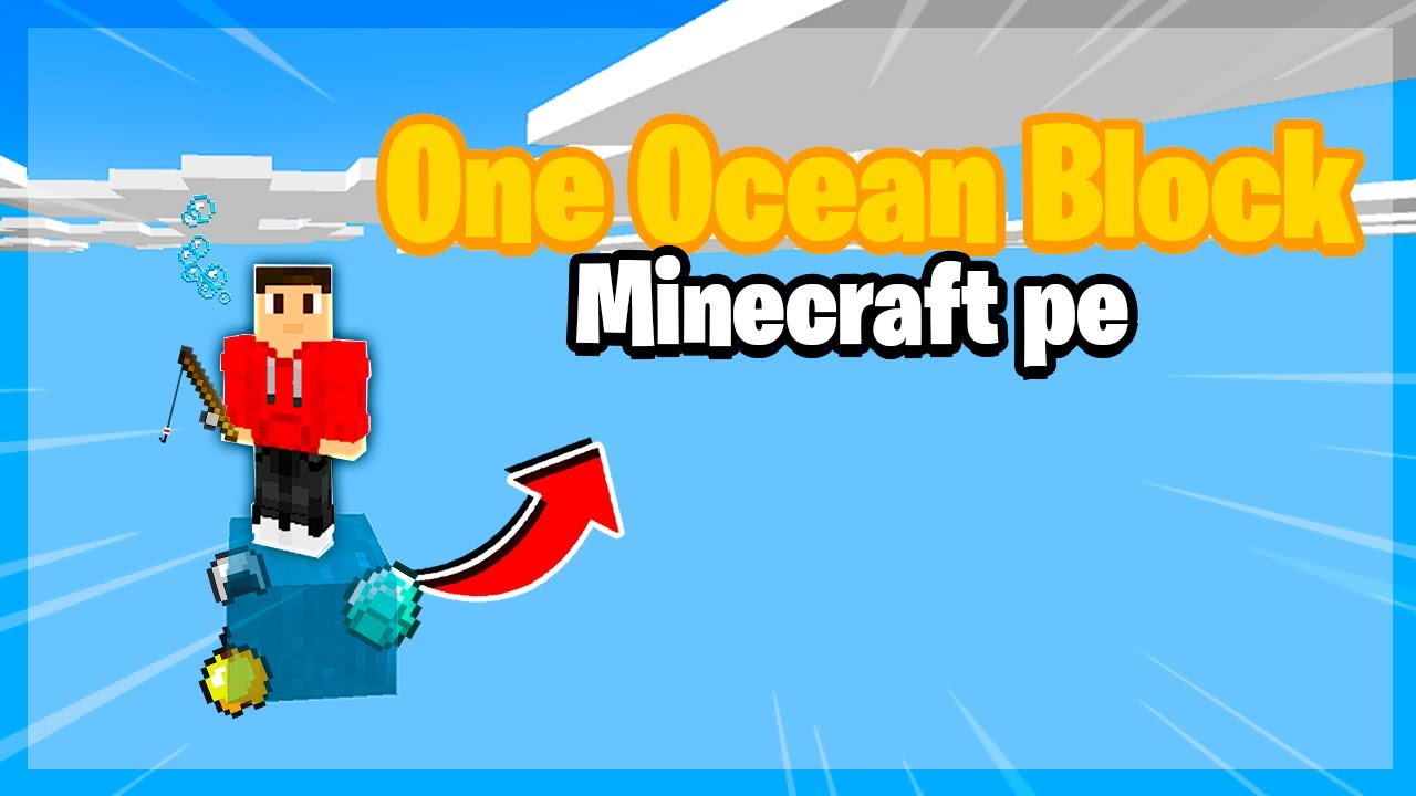 Download do Mapa One Ocean Block – Minecraft PE 1.21+