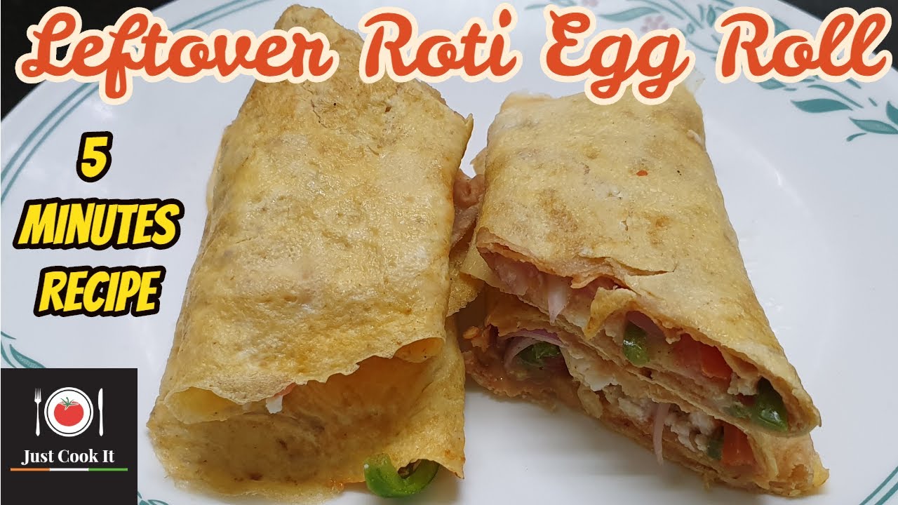 Leftover Roti Egg Roll Recipe | सिर्फ 5 मिनट में बनाए Egg Roll