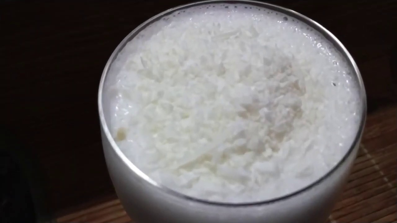 Frapê de Coco e Creme de Abacate para café da Manhã Low Carb O QUE BEBER