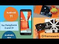 Fairphone 3 / 3+ Con Android 11!
