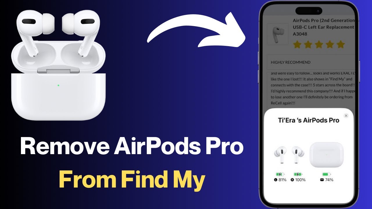 How to Remove AirPods Pro from Find My iPhone | Quick Guide | UnlockiOS ...