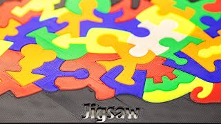 Solving an incredible 35 unique piece Jigsaw puzzle.