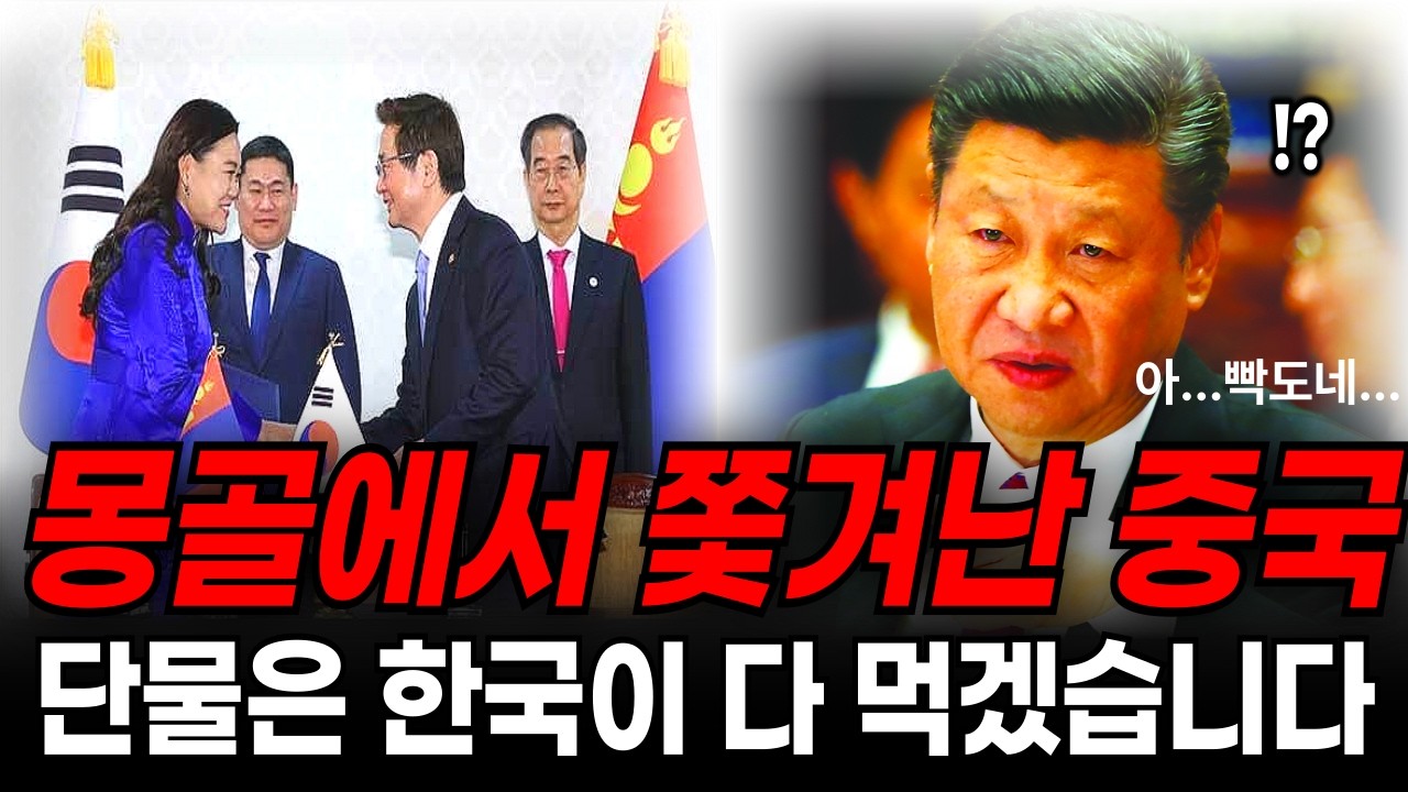 몽골에서 쫓겨난 중국, 그 이유는 무엇이고 남은 단물은 왜 한국이 가져가나???
