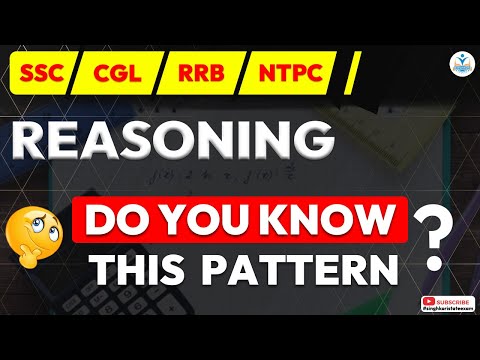 Reasoning short Tricks Question | For all Govt. Exams | RAILWAY GROUP-D, NTPC, SSC CGL, CHSL, MTS
