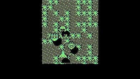 Space Force - Oric Atmos - 8 bit game - sprite 18x18 test