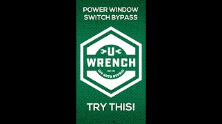 Power Window Switch Bypass