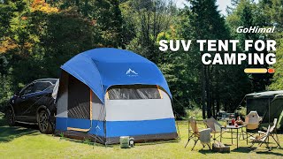 GoHimal SUV Tent set up guide