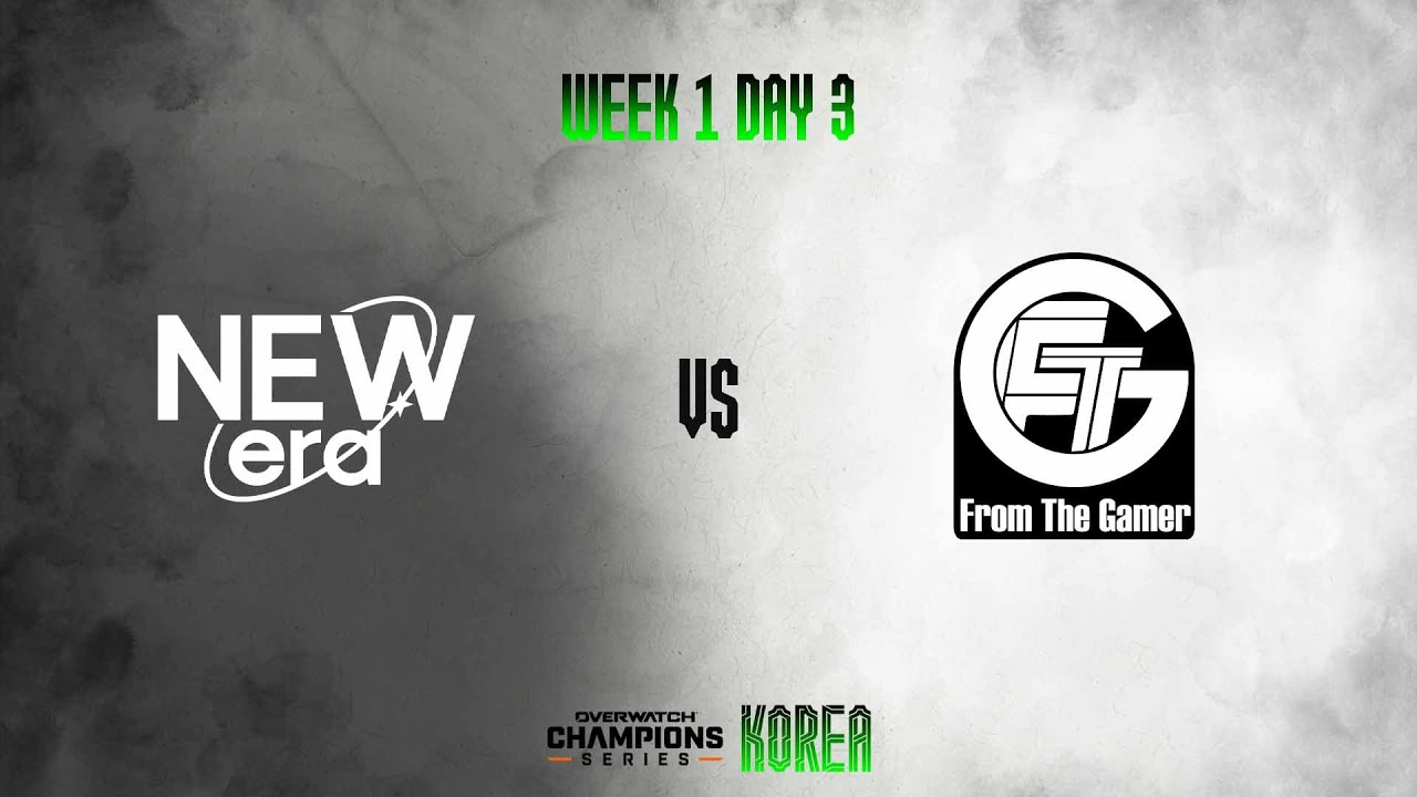 New era from the gamer owcs korea 2025 stage 1 week 1 day 3 youtube