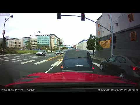 Idiot cuts me off then stops in the middle of an intersection