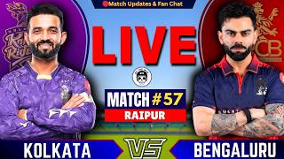 🔴IPL: RCB vs KKR, 57th Match IPL 2026 | Live Cricket Match | Bengaluru vs Kolkata Live | IPL Match screenshot 3