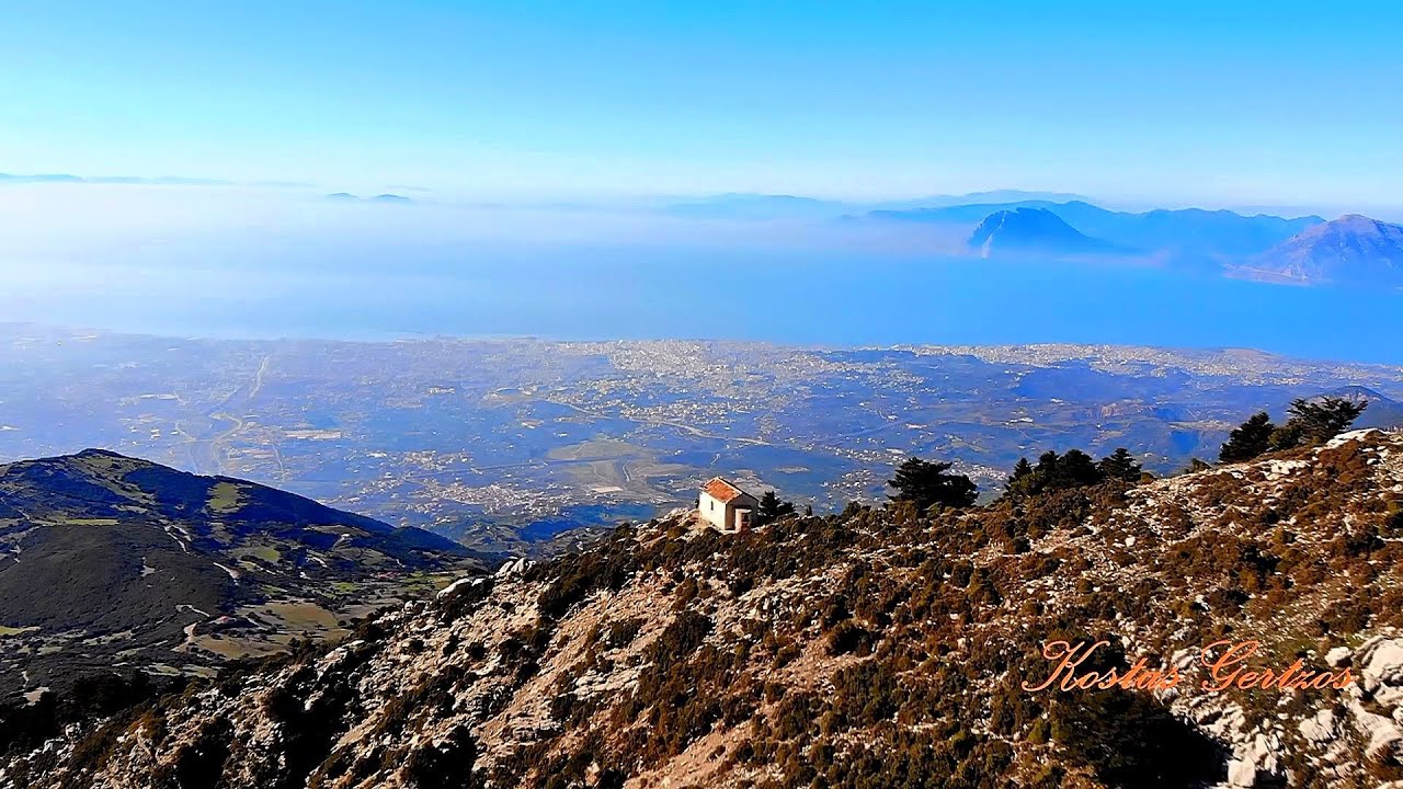 ΠΑΝΑΧΑΪΚΟ, ΑΓ. ΘΕΟΔΩΡΟΙ - ΚΑΤΑΦΥΓΙΟ ΨΑΡΘΙ. MOUNT PANACHAIKO,  ST. THEODORE PEAK, ACHAEA, GREECE.
