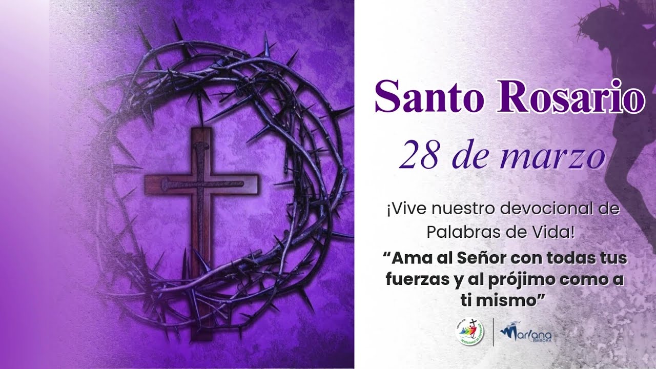 ️ Santo Rosario Hoy Viernes Misterios Dolorosos | 28 de marzo - YouTube