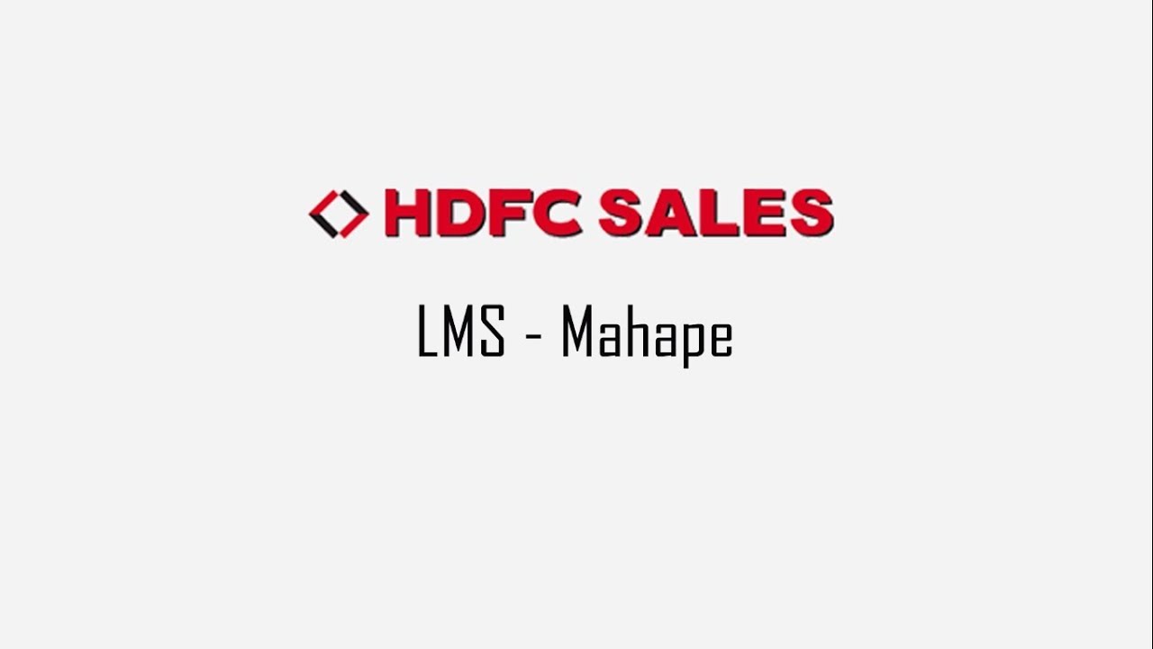 HDFC SALES LMS - MAHAPE 2017 - Gala Goodiyaan Feat