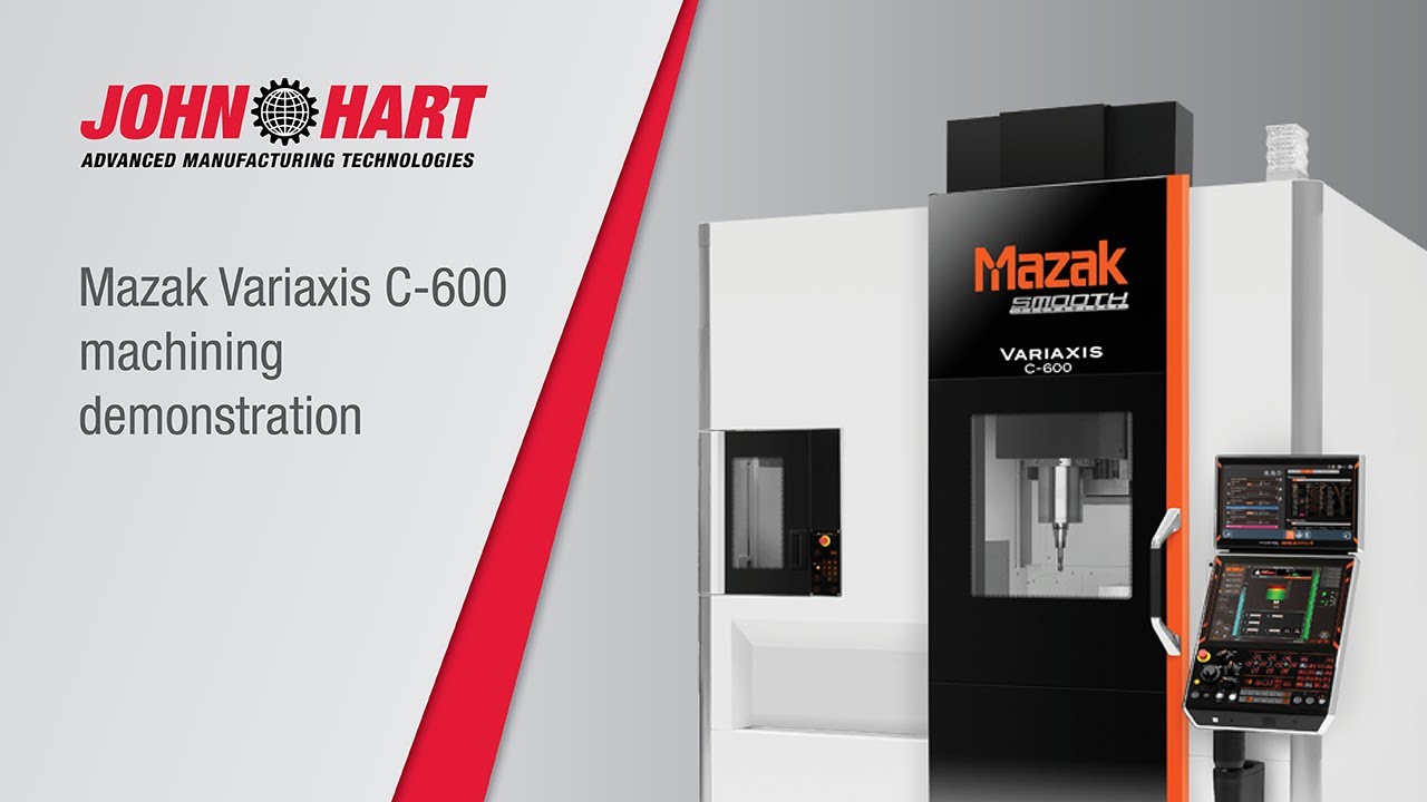 Mazak Variaxis C-600 - YouTube