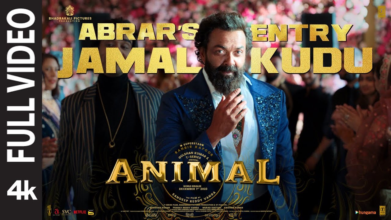 ANIMAL ABRARS ENTRY   JAMAL KUDUFull Video Ranbir KapoorBobby Deol Sandeep Vanga Bhushan K