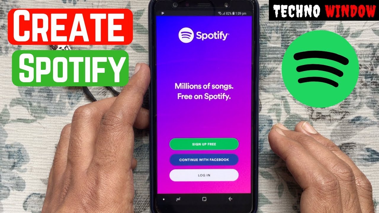 create spotify account