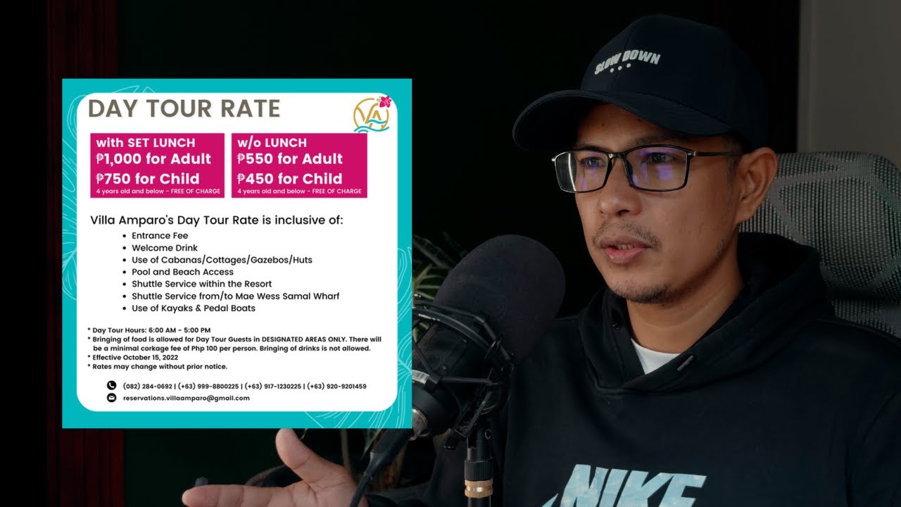 Villa Amparo Garden Beach Resort Day Tour Rates and Recommendations | Samal Island, Davao Del Norte