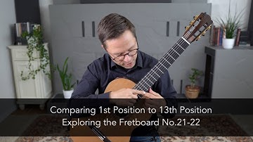 Exploring the Fretboard No.21-22: Comparing 1st Position to 13th Position on Guitar