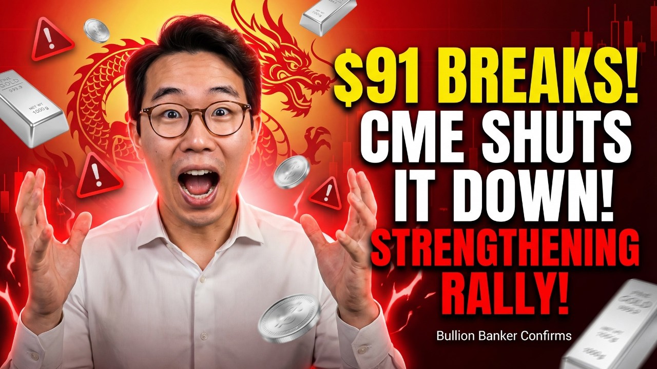 SILVER BREAKS $91 — THEN CME SHUTS IT DOWN. Former Bullion Banker Says This Rally Is STRENGTHENING.