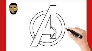 How To Draw Avengers logo #avengers