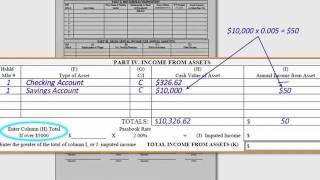 Calculating Income from Assets for LIHTC Households