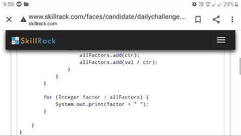 Daily challenge 21/9/19*