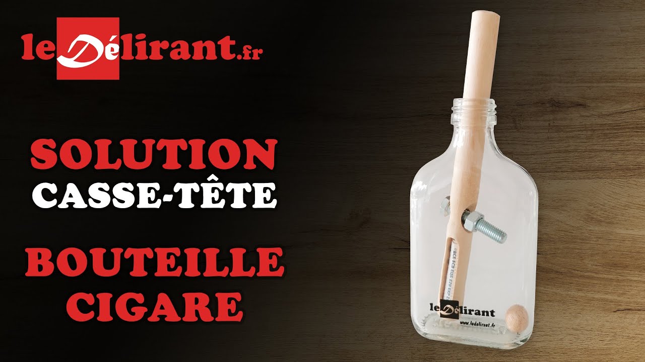 Casse tete en bois expert | Les 6 bouteilles