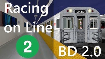 Racing on OpenBVE BD V2.0 Train Simulator