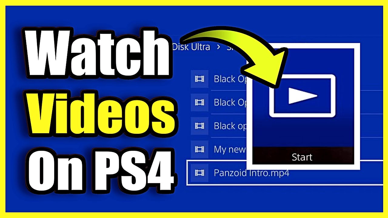 Update How to install PS4 MEDIA PLAYER to play MKV, AVI, MP4, MPEG 2 Video Files from USB!