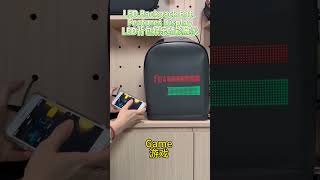Experience the Ultimate Fun with LED Backpack: Scoreboard, Games, Clock and Timer, Doodle