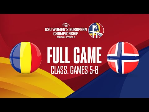Romania v Norway | Full Basketball Game | FIBA U20 Women's European Championship 2023 - Division B