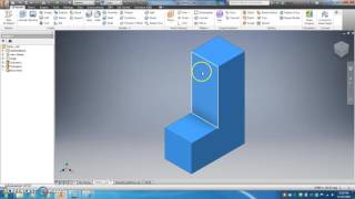Inventor Video 2 - additive and subtractive modeling tetris L
