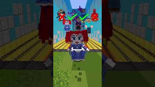 Poppy Playtime Chapter 5 VS Minecraft Challenge 😱 (Part 1) #shorts #minecraft #poppyplaytime