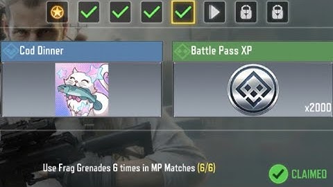 Call Of Duty Mobile Use Frag Grenades 6 times in MP Matches Task Complete