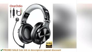 Oneodio A71D Wired Gaming Headset Gamer Over Ear Hi-Res Audio Headphones With Detachable Microphone