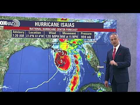 Hurricane Isaias strengthens to Category 3 in the Gulf: Track, impacts