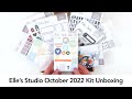 Elle&#39;s Studio October 2022 Kit Unboxing