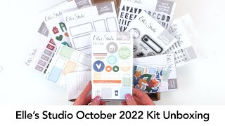 Elle&#39;s Studio October 2022 Kit Unboxing