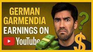 💥How Much Does German Really Earn on YouTube 💰 Update