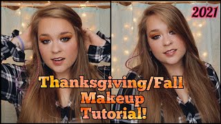 Thanksgiving Fall Makeup Tutorial 2021 || ZxSamanthaxX