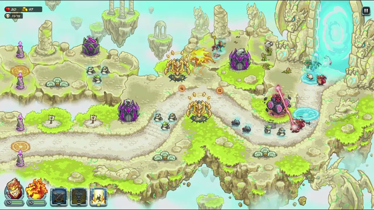 Kingdom Rush 5 :Alliance [Безумец] → 36.Врата Дракона