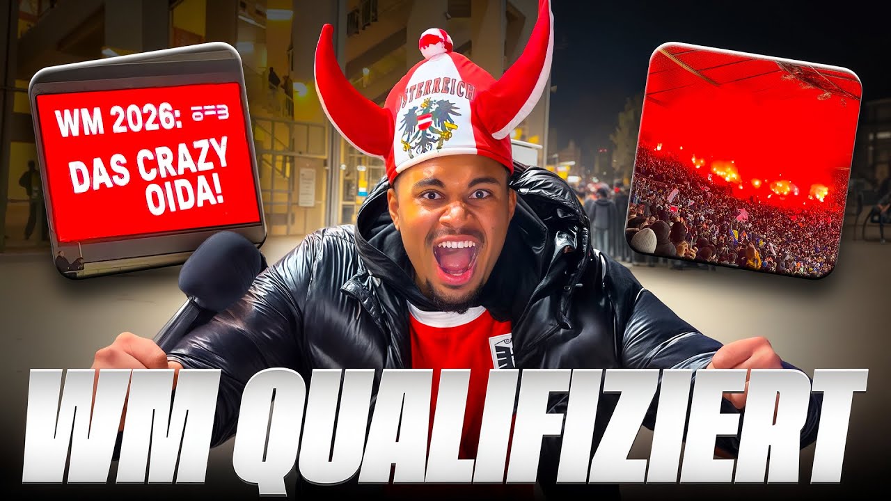 ÖSTERREICH FÄHRT ZUR WM😍🇦🇹⚽️ - historischer Stadionvlog