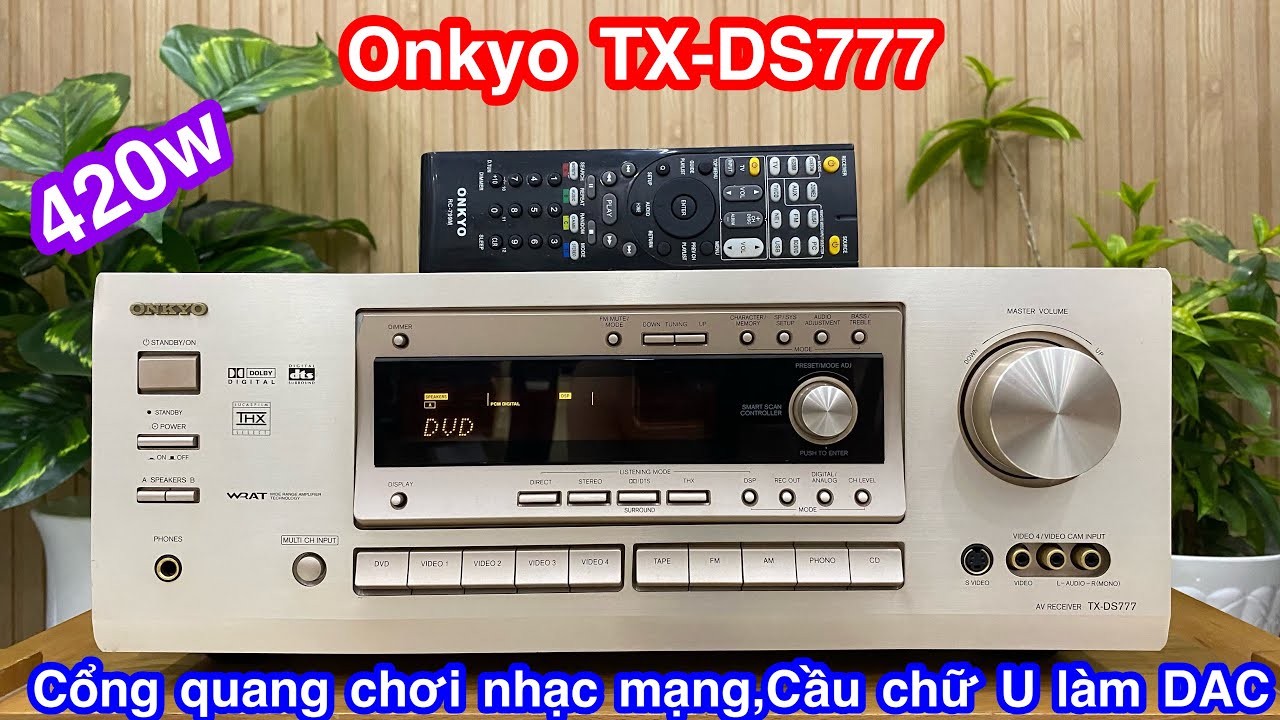 Thông số kỹ thuật Onkyo TX-DS777
