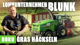 Lohnunternehmen Blunk Gras Häckseln - Ersteinsatz Des Neuen Fendt Katana Häckslers Traktor Video