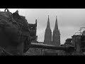 Cpl. Clarence Smoyer in a Pershing tank in Cologne, 1945