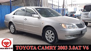 Báo giá xe Toyota Camry đời 2003 30 V6 số tự động sang trọng đẳng cấp   Mua bán ô tô  YouTube