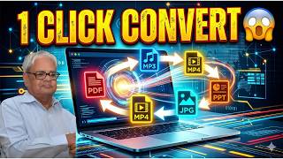 1 Click File Converter 😱 | TXT, PDF, MP3, MP4, JPG सब कुछ Convert करें! @taknikisamadhan screenshot 2
