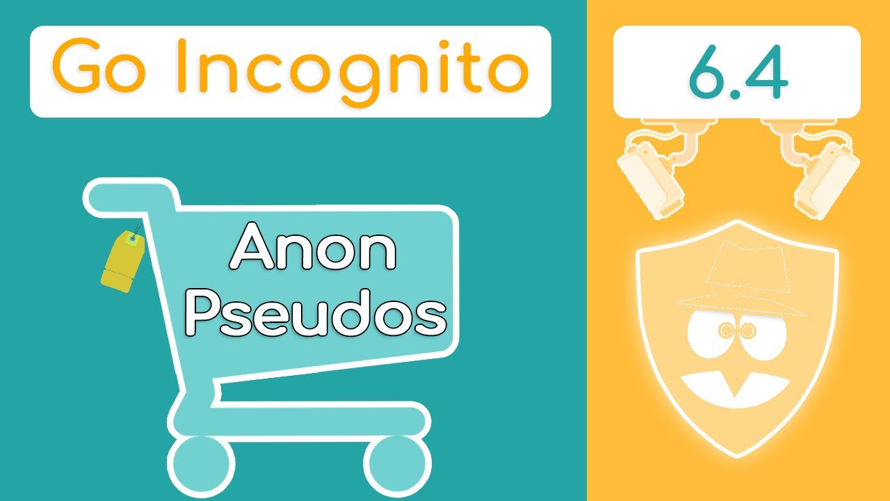 Pseudonymization & Anonymization | Go Incognito 6.4 - YouTube