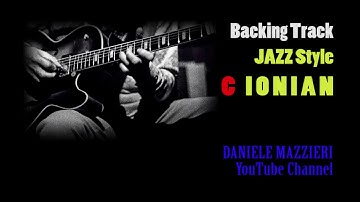 Guitar Backing Track - Relaxing Jazz - C Ionian - Audio HD (Best Quality)